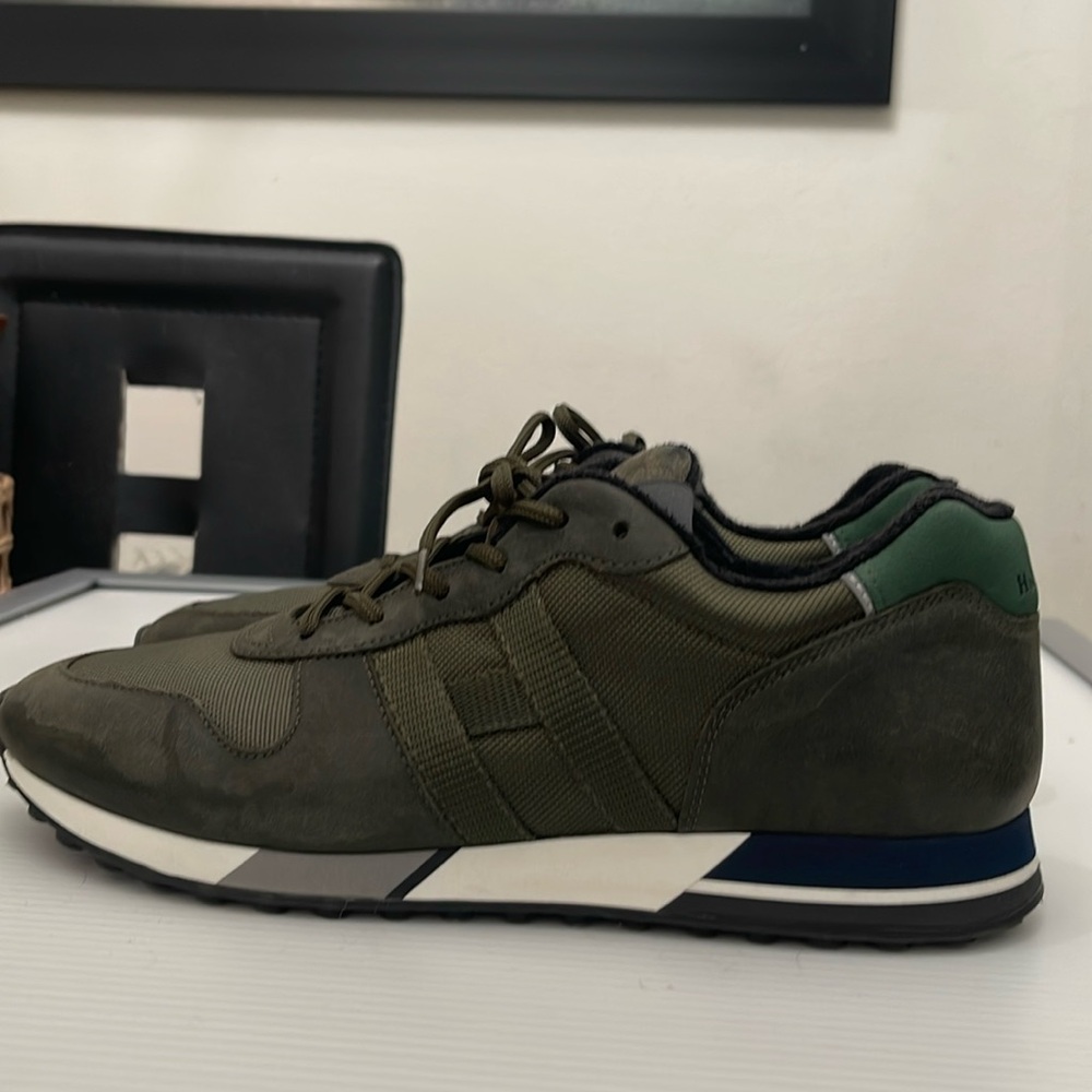 HOGAN SPORT MILITARY SNEAKERS MENS SIZE 9